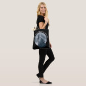 Tote Bag Howling Wolf et Moon (Sur le modèle)