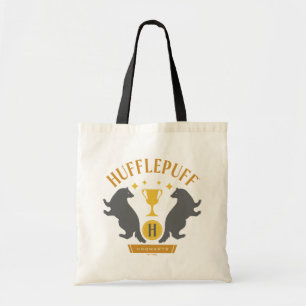 Tote Bag HUFFLEPUFF™ Badger and Cup House Pride Graphisme