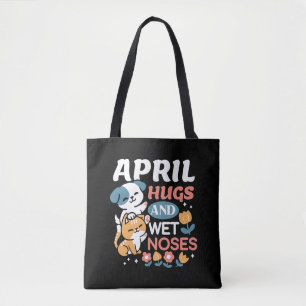 Tote Bag Hugs, Nez Humide et Vibes de Printemps - Animaux d
