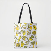 Tote Bag Huile d'olive jaune (Devant)