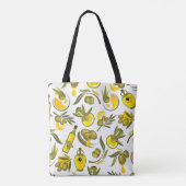 Tote Bag Huile d'olive jaune (Dos)