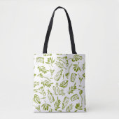 Tote Bag Huile d'olive verte (Devant)