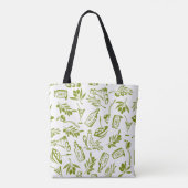 Tote Bag Huile d'olive verte (Dos)