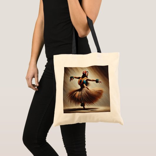 Tote Bag Hula Dancer Hawaii (Devant (produit))