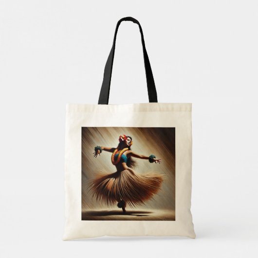 Tote Bag Hula Dancer Hawaii (Dos)