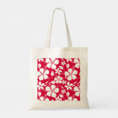 TOTE BAG HULA HAÏIENNE (HIBISCUS) ROUGE (Dos)