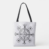 Tote Bag Hulinhjálmur - Norse Sigil d'Invisibilité (Dos)