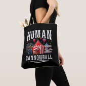 Tote Bag Human Cannonball Circus Carnival (De près)
