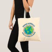 Tote Bag Human Resources Makes the World Go Round HR Rep (Devant (produit))