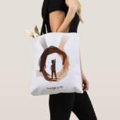 Tote Bag Human Rights for All – Minimal Diversity Circle De (De près)