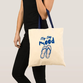 Tote Bag Humeur Tongs Citation Été - Jolie Vibration de Pla