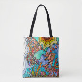 Tote Bag Hummingbird Goldfish Reflection Imaginaire Art Fou (Devant)