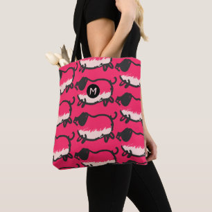Tote Bag Humoristique 4 Cochon Année 2019 Monogramme Choisi
