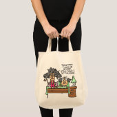 Tote Bag Humoristique, laissez grumeux dormir (Devant (produit))