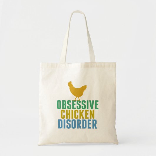 Tote Bag Humour animal de ferme mignon de poulets (Devant)
