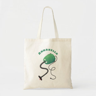 Tote Bag Humour de dessin animé de l'aspirateur mignon