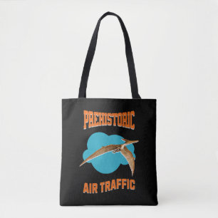 Tote Bag Humour de pilote de trafic aérien préhistorique Pt
