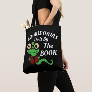 Tote Bag Humour de ver de livre
