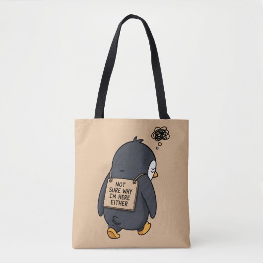 Tote Bag Humour d'introverti mignon (Devant)