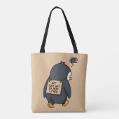 Tote Bag Humour d'introverti mignon (Dos)
