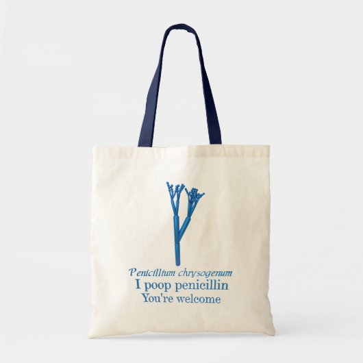 Tote Bag Humour pénicillium (Devant)