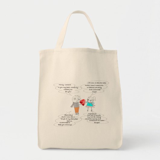 Tote Bag Humour profond (Devant)