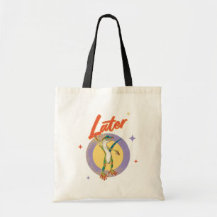 Tote Bag Humour Rétro Gecko pour une journée paresseuse