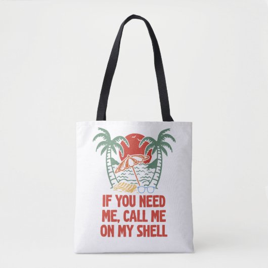Tote Bag Humour tropical (Devant)