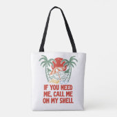 Tote Bag Humour tropical (Dos)