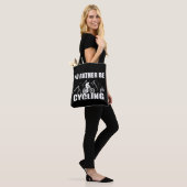 Tote Bag Humour VTT - Cyclisme Drôle (Sur le modèle)