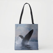 Tote Bag humpback break breaching (Devant)