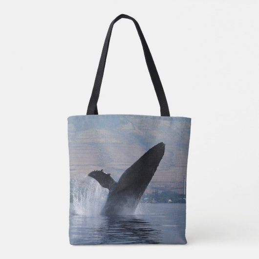Tote Bag humpback break breaching (Dos)