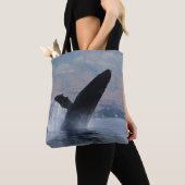 Tote Bag humpback break breaching (De près)
