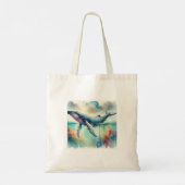Tote Bag Humpback whale 220824AREF108 - Watercolor (Dos)