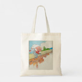 Tote Bag Humpty Dumpty sur le mur mère oie rime (Dos)