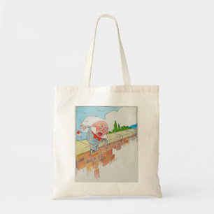 Tote Bag Humpty Dumpty sur le mur mère oie rime