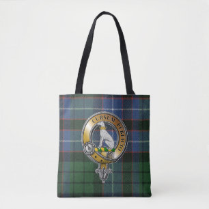Tote Bag Hunter Tartan & Badge