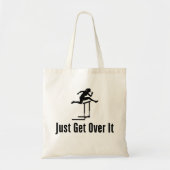 Tote Bag Hurdling viens juste de le surmonter Femme Hurdler (Devant)