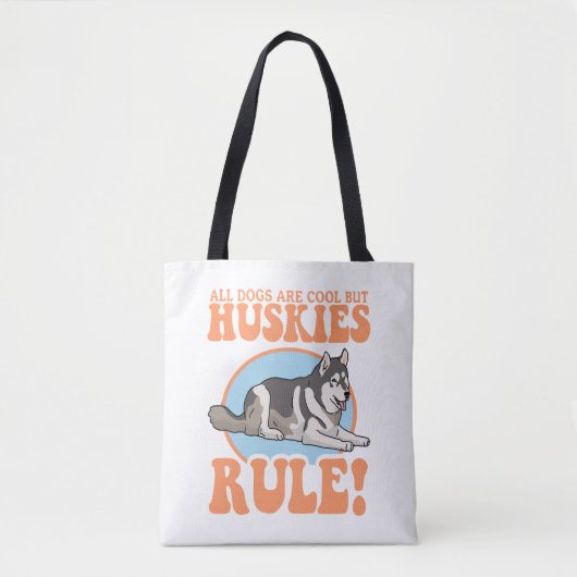 Tote Bag Husky Dog Owner Huskies (Devant)