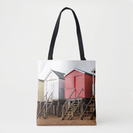 Tote Bag Huttes de plage (Devant)
