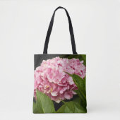 Tote Bag Hydrangea à Tête de Moppe Rose Floral (Devant)