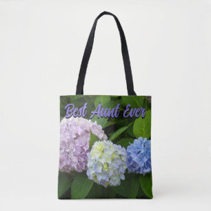 Tote Bag Hydrangeas, meilleure tante jamais