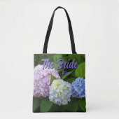 Tote Bag Hydrangeas, pour la mariée (Devant)