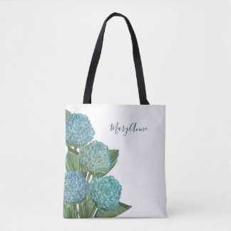 Tote Bag Hydrangée bleue