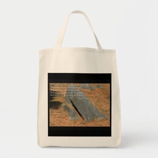 Tote Bag Hymne de Fannie Crosby Il cache mon âme (Devant)