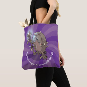 Tote Bag Hypnotique Incroyable Remise Funny Armadillo