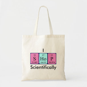 Tote Bag I Acheter scientifiquement périodique table mot sa