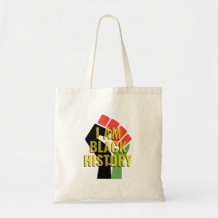 Tote Bag I Am Black History