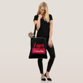 Tote Bag  i am canadian (Sur le modèle)
