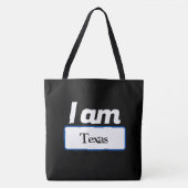 Tote Bag i am texas (Voorkant)